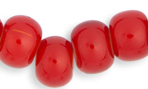 Shashi Barrow Beaded Necklace In Red