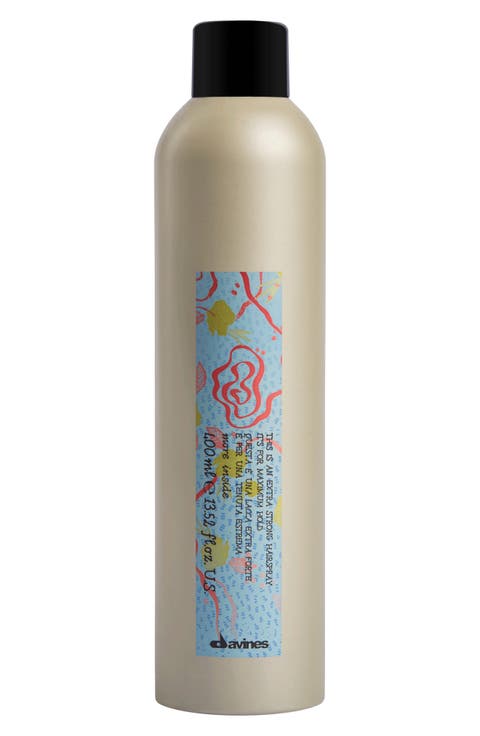 This Is an Extra Strong Hairspray