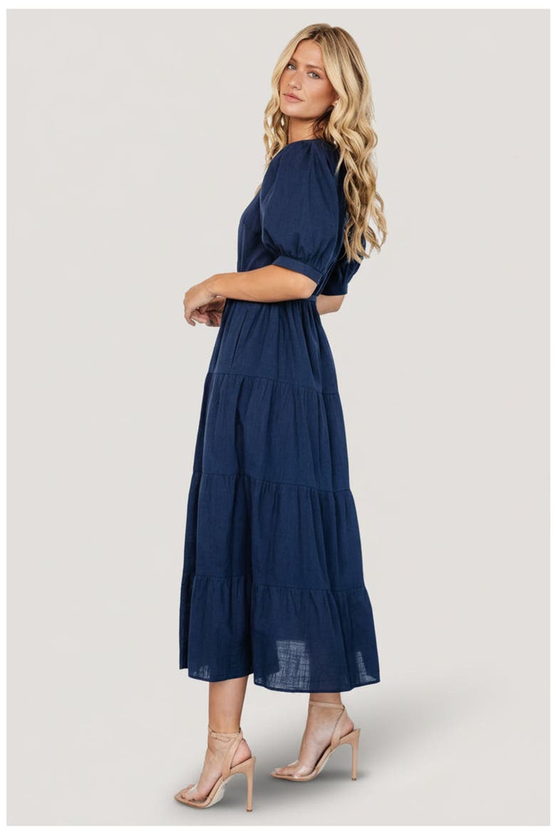 Camille Maxi Dress, Alternate, color, Navy