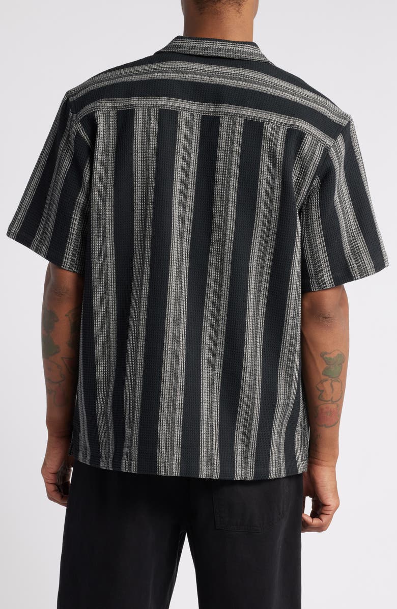 Carhartt Work In Progress Dodson Stripe Short Sleeve Cotton Button-Up Shirt, Alternate, color,