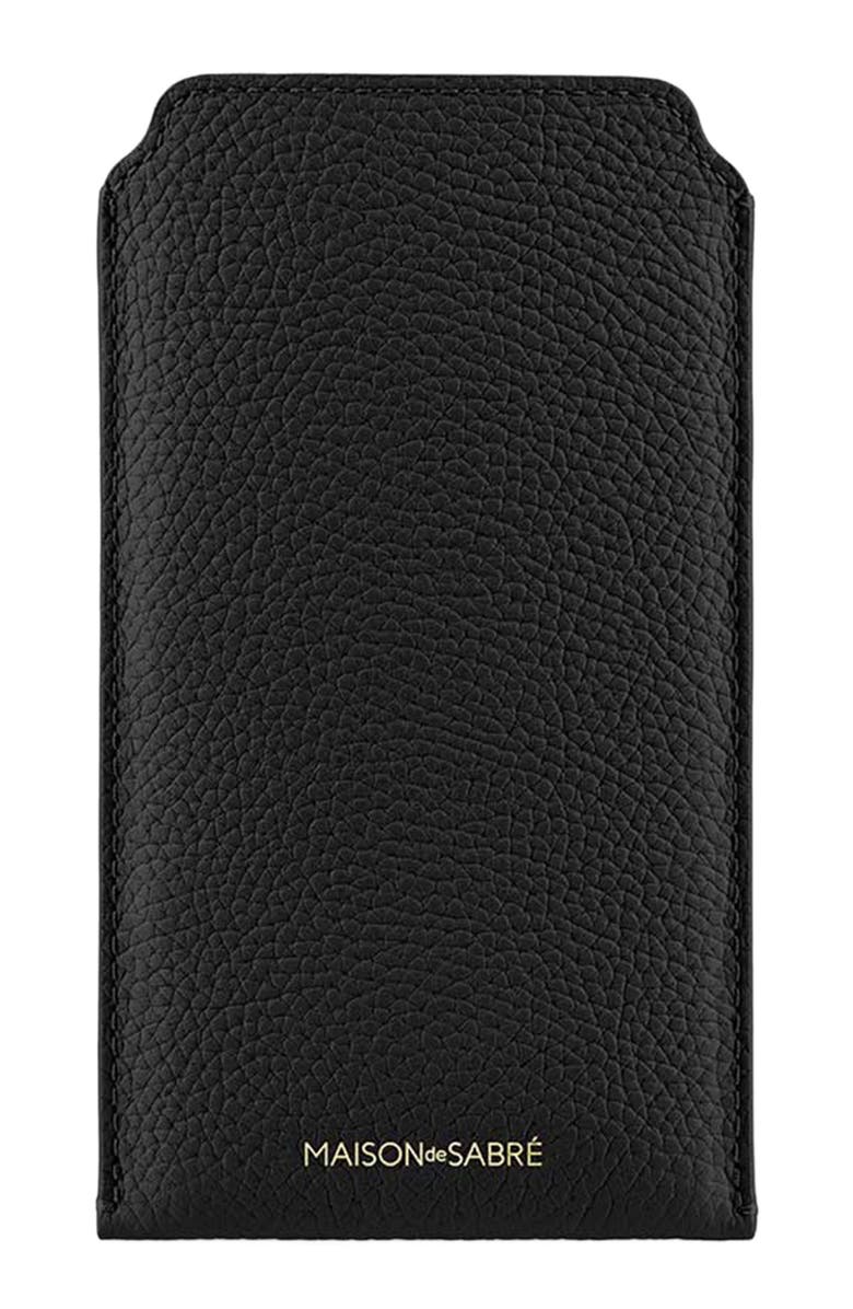 MAISON de SABRÉ Leather Sunglasses Sleeve, Alternate, color, 
