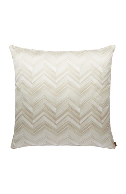 Layers 60x60 Cm Cotton Sateen Chevron Cushion