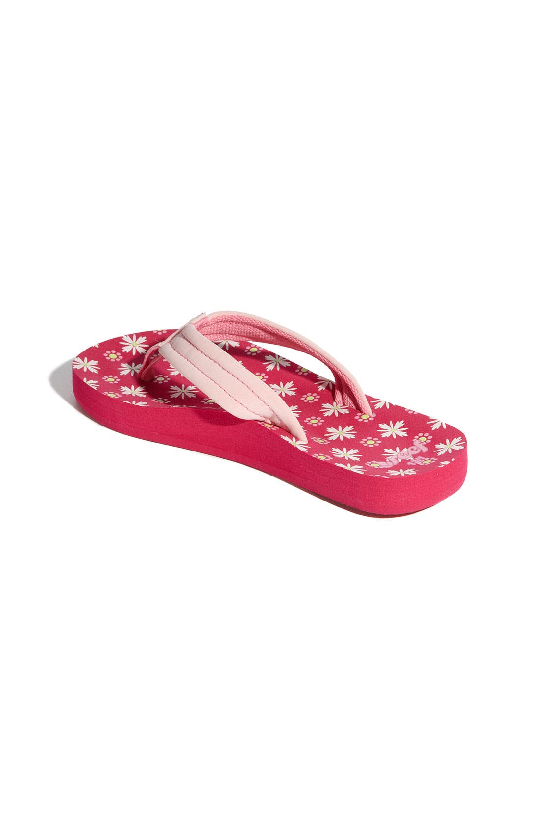 'Little Ahi' Sandal, Alternate, color, PINK/ PINK FLOWERS