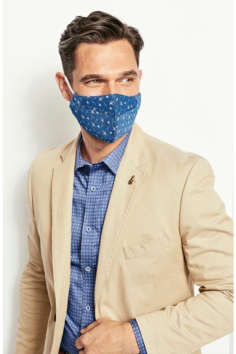 Adult Face Mask, Alternate, color, BLACK MARTINI