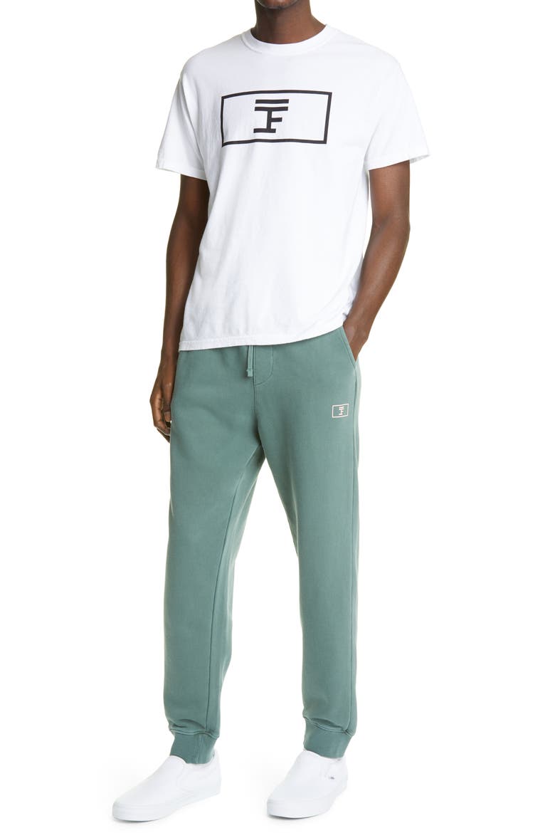Logo Cotton Joggers (Nordstrom Exclusive), Alternate, color, SAGE