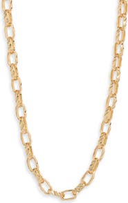 Nordstrom Fluted Curb Chain Necklace