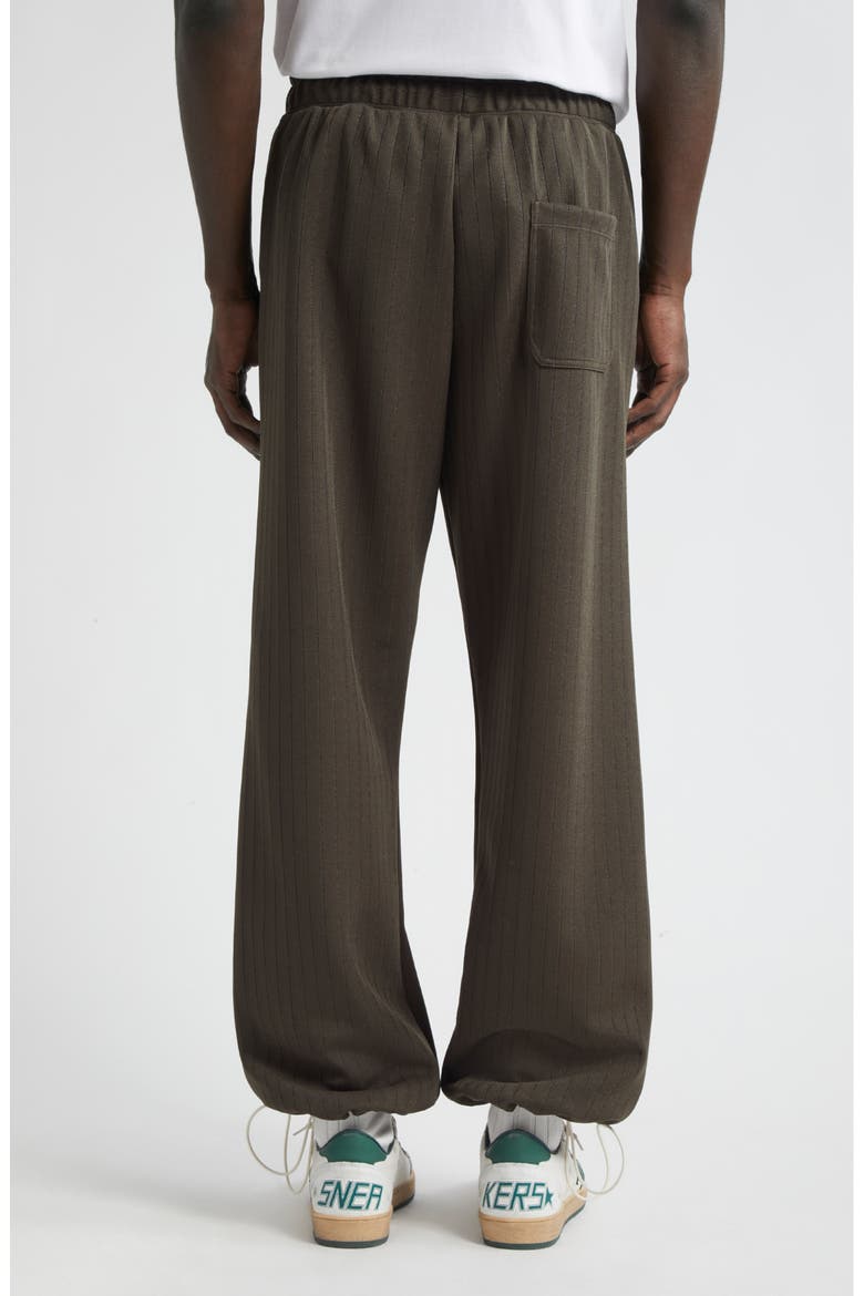 Star Wide Leg Track Pants, Alternate, color, MILITARY GREEN/ PAPYRUS