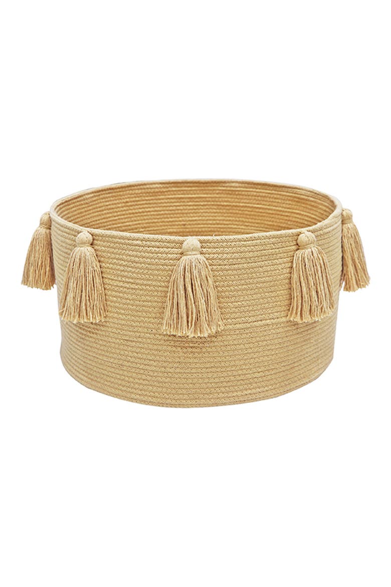 Tassel Basket, Main, color, HONEY