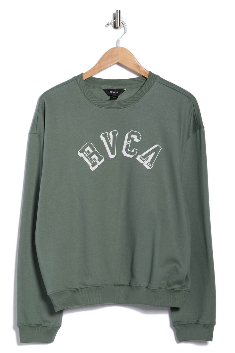 Sundown Crew Sweatshirt, Alternate, color, JADE