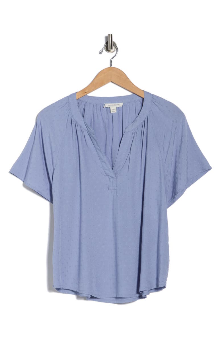 beachlunchlounge Kirby Popover Shirt, Alternate, color, Light Saphire