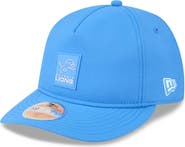 New Era Men's New Era Blue Detroit Lions 2025 Sideline Retro Crown 59FIFTY Fitted Hat