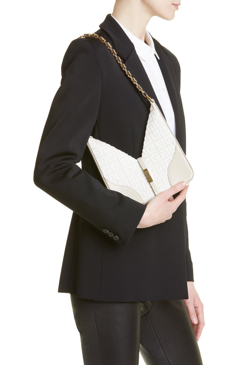 Givenchy Mini Cut Out 4G Canvas Crossbody Bag, Alternate, color,