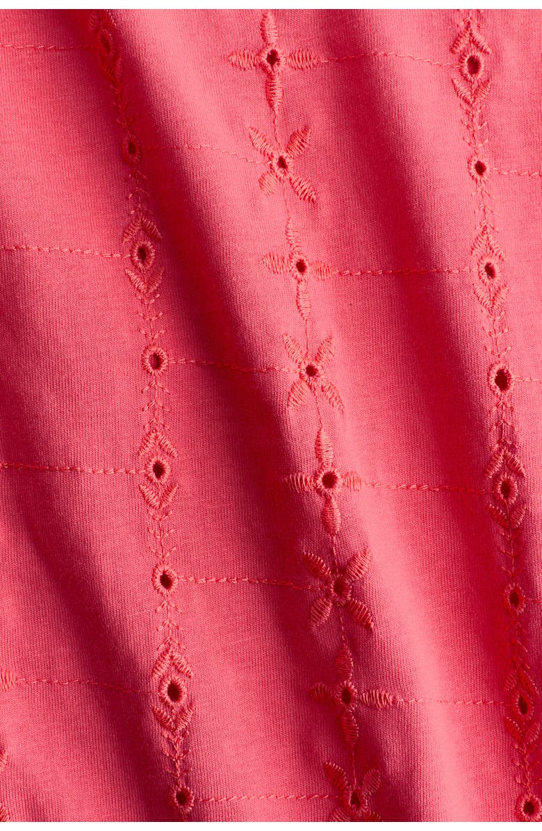 H&M 2-piece Broderie Anglaise Set, Alternate, color, Light Red