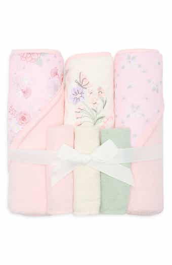 DREAMGRO Kids' 6-Piece Assorted Pretty Floral Bath Towel Set