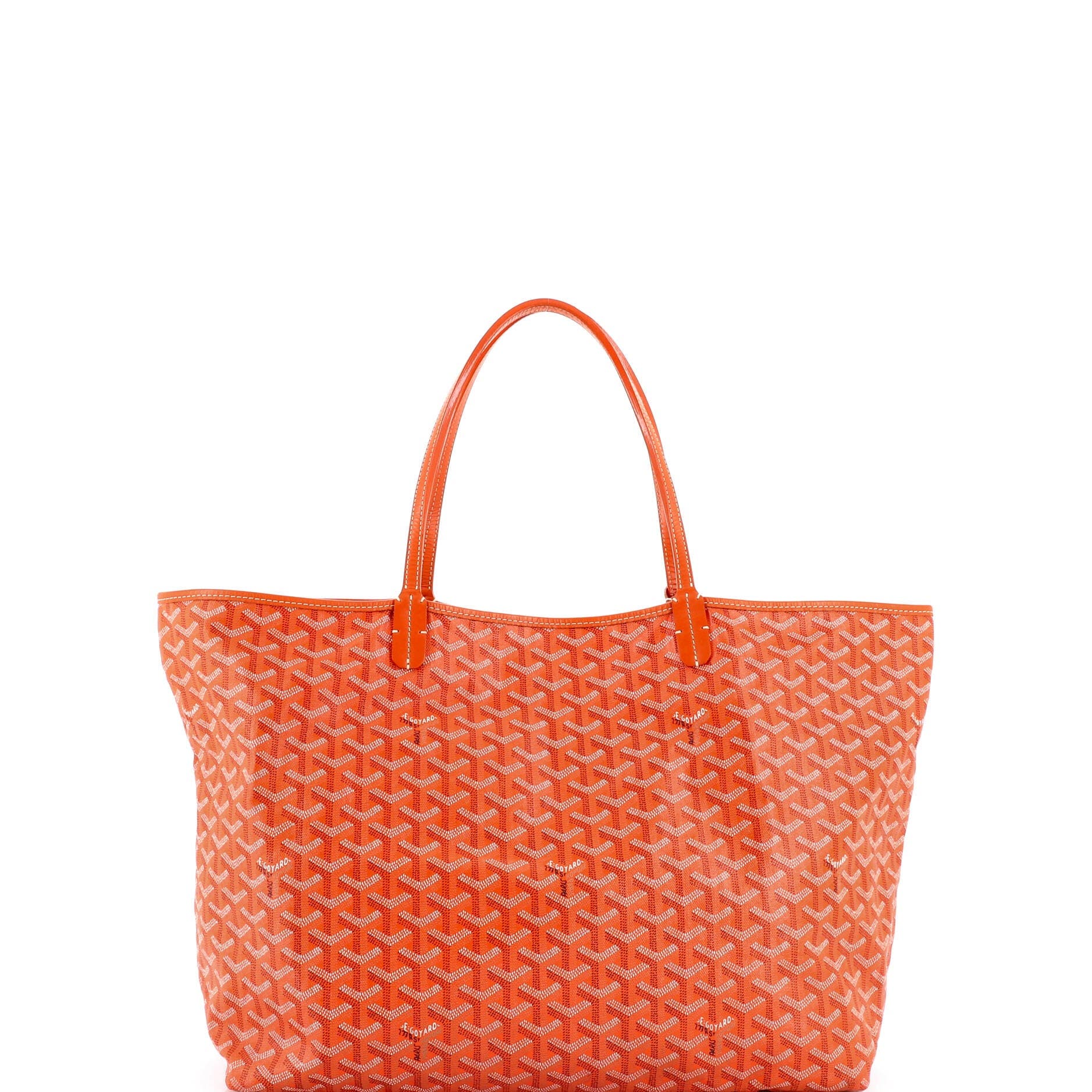 Pre-Owned Goyard Saint Louis Tote Coated Canvas GM, Alternate, color, Orange