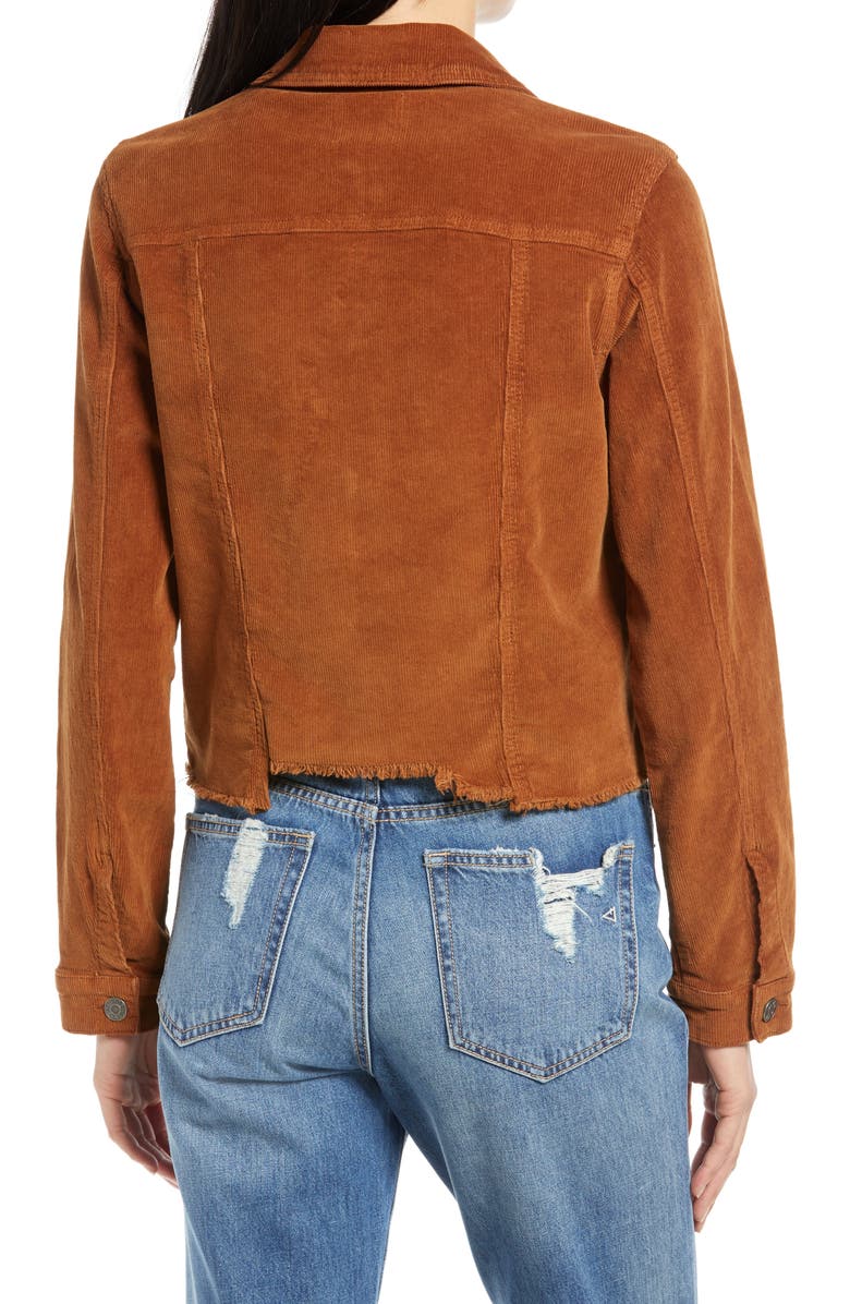 HIDDEN JEANS Crop Corduroy Jacket, Alternate, color,