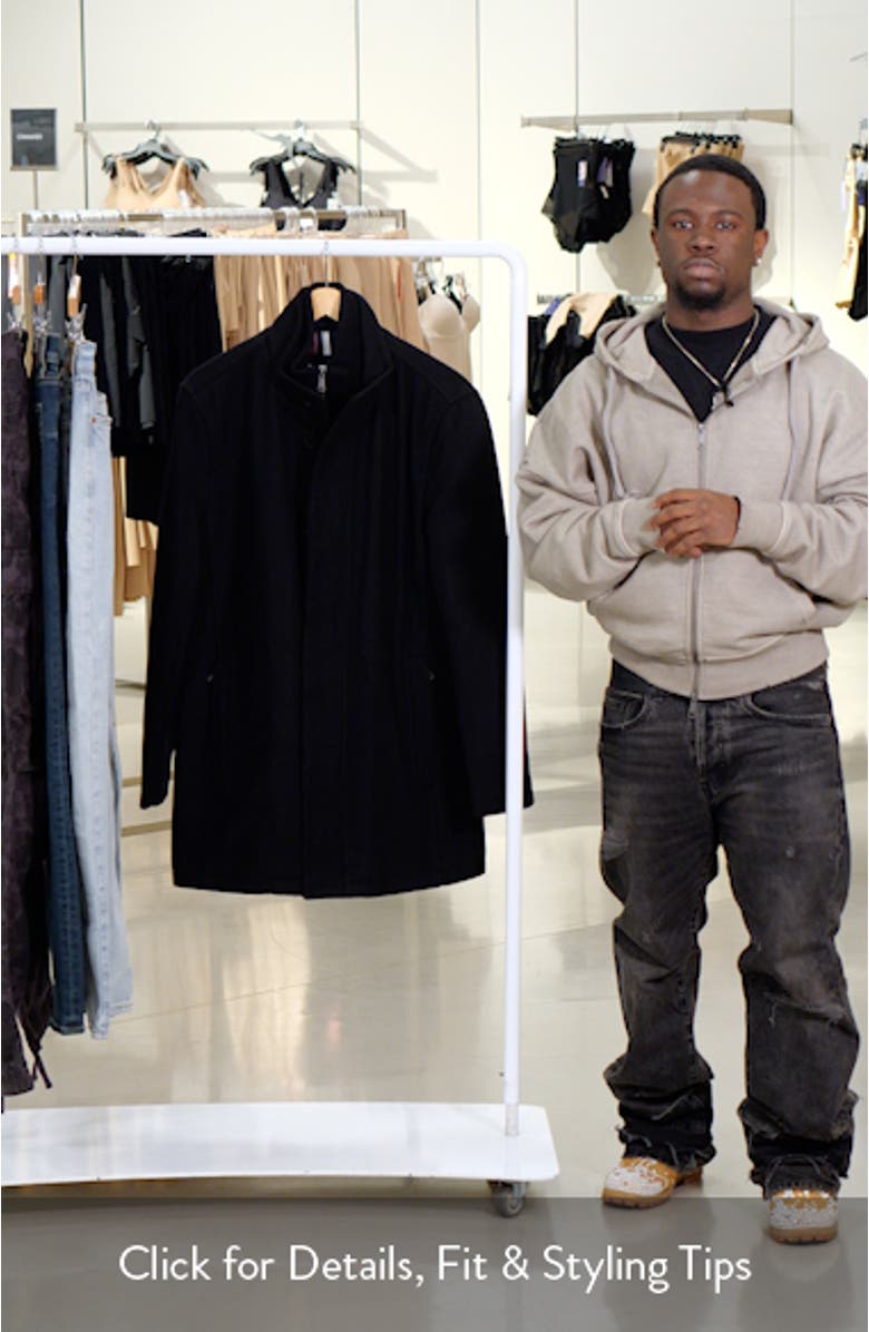 Signature Melton Wool Blend Topcoat, sales video thumbnail