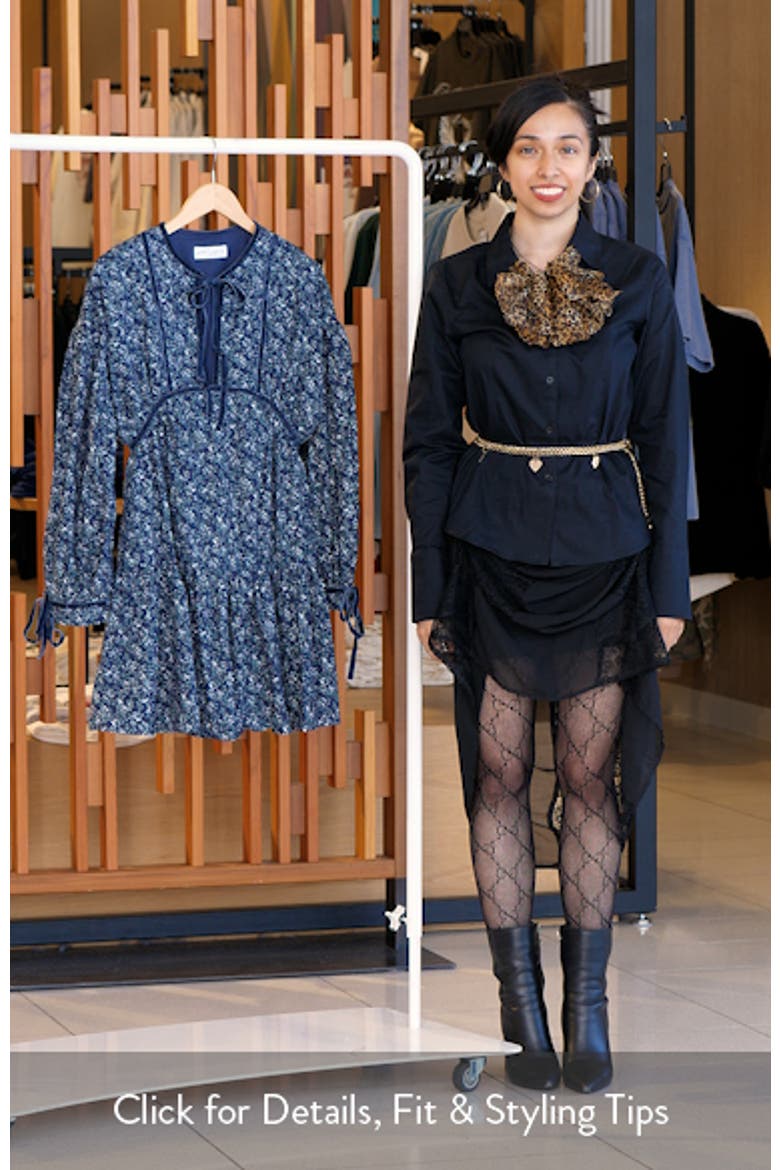 Brooklyn Long Sleeve Cotton Minidress video