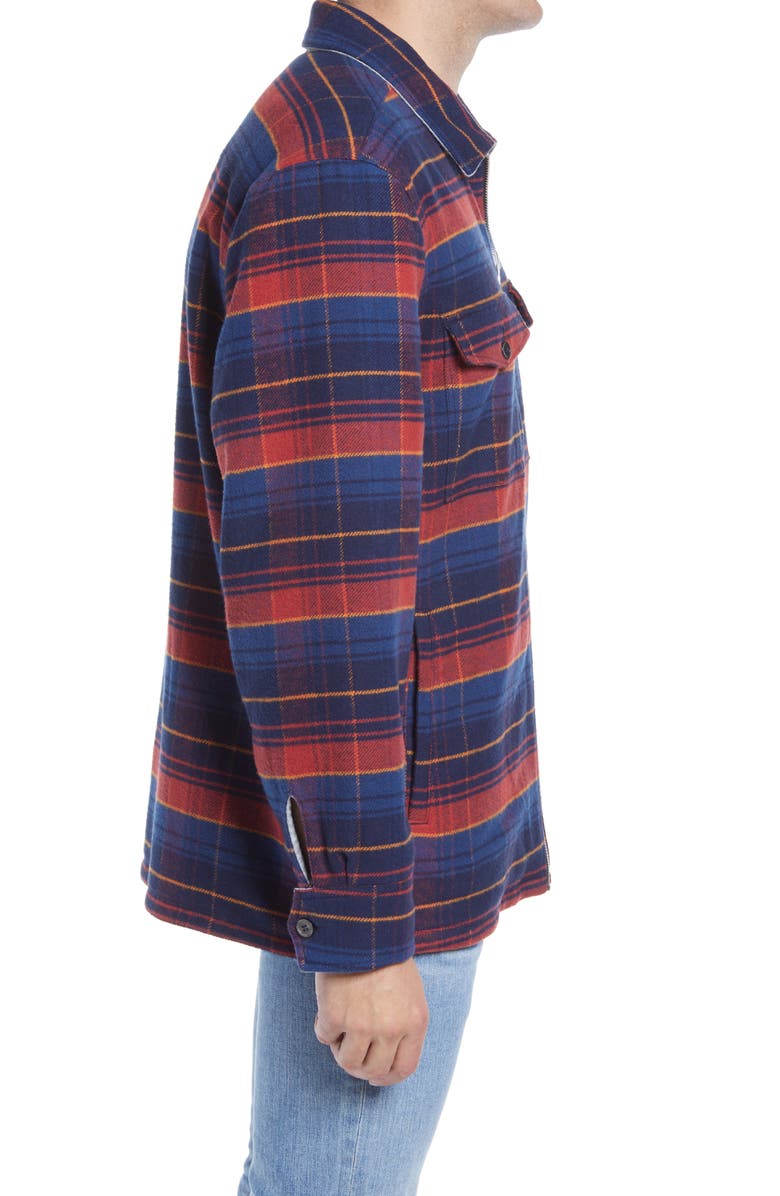 BLANKNYC Five O'Clock Shadow Slim Fit Plaid Reversible Shirt Jacket ...