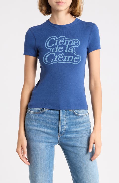 Crème de la Crème 90s Graphic Baby Tee