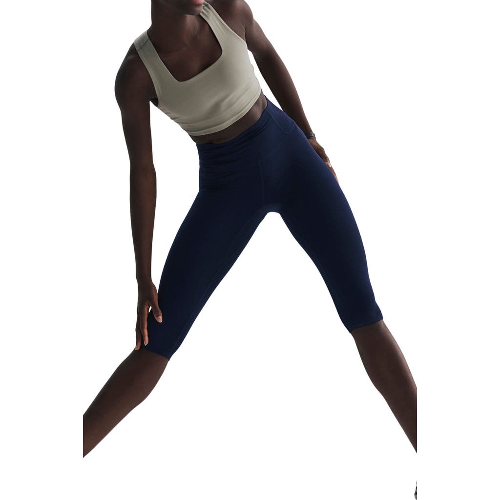 Free People Fp Movement Never Bette Capri Leggings In Midnight Navy
