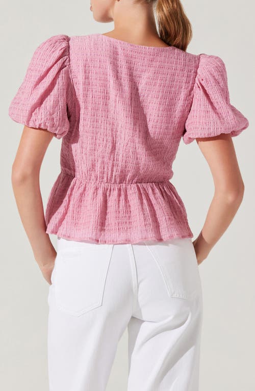 Astr The Label Mylah Puckered Top In Pink