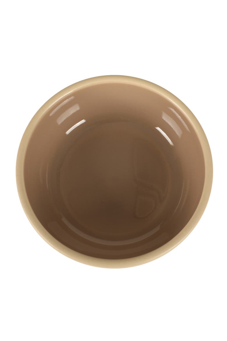 Port Gaia 4-Piece Reactive Glaze Stoneware Cereal Bowl Set, Alternate, color, Beige