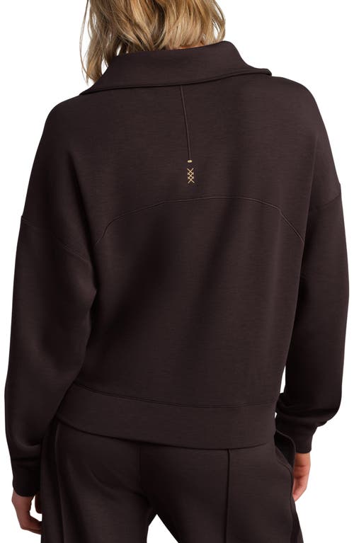 Rhone Dreamglow Half Zip In Brown