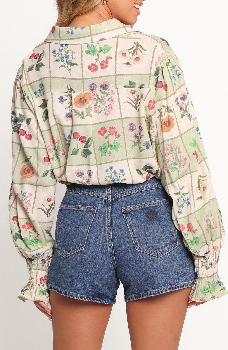 Petal & Pup Tomi Printed Button-Up Shirt, Alternate, color, 