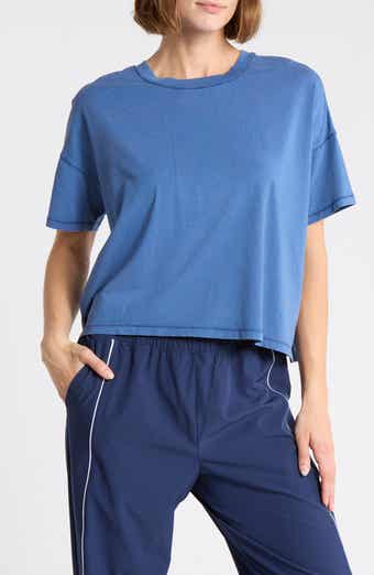 Stone Wash Boxy Crop T-Shirt