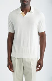 Canali Regular Fit Johnny Collar Polo
