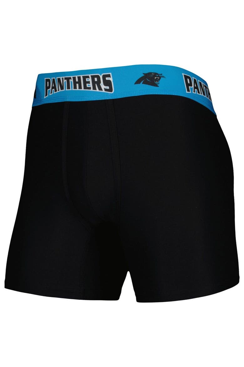 Men's Concepts Sport Black/Blue Carolina Panthers 2-Pack Boxer Briefs Set, Alternate, color, Black