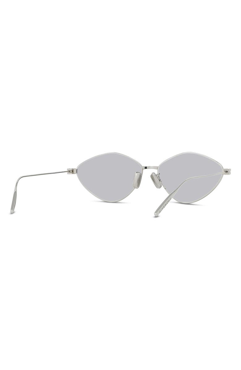 Givenchy GV Speed 57mm Geometric Sunglasses Givenchy Gv Speed 57mm Geometric Sunglasses In Matte Black  main image 2