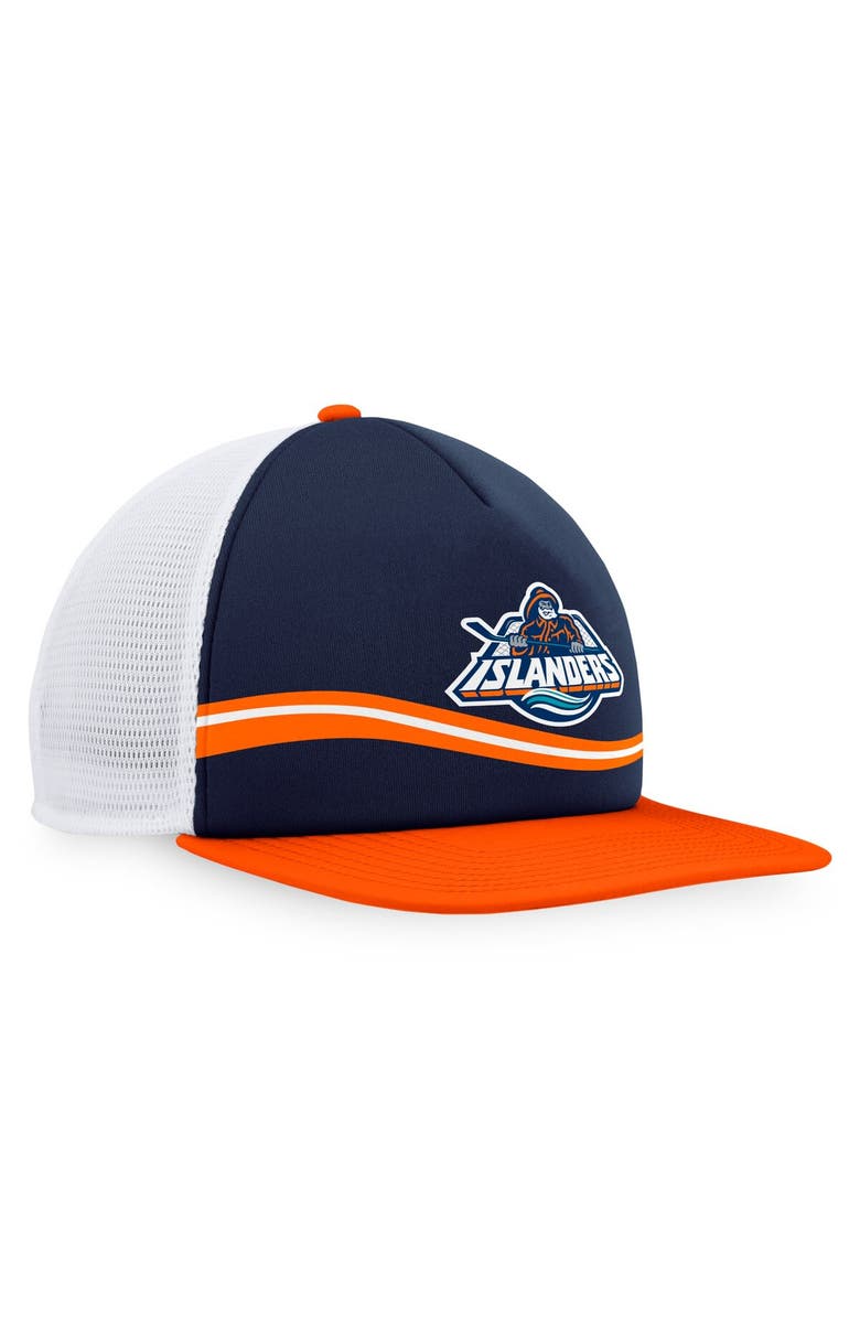 FANATICS Men's Fanatics Branded Navy New York Islanders Special Edition Trucker Adjustable Hat, Alternate, color, 