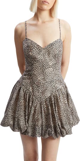 Lissett Leopard Print Minidress