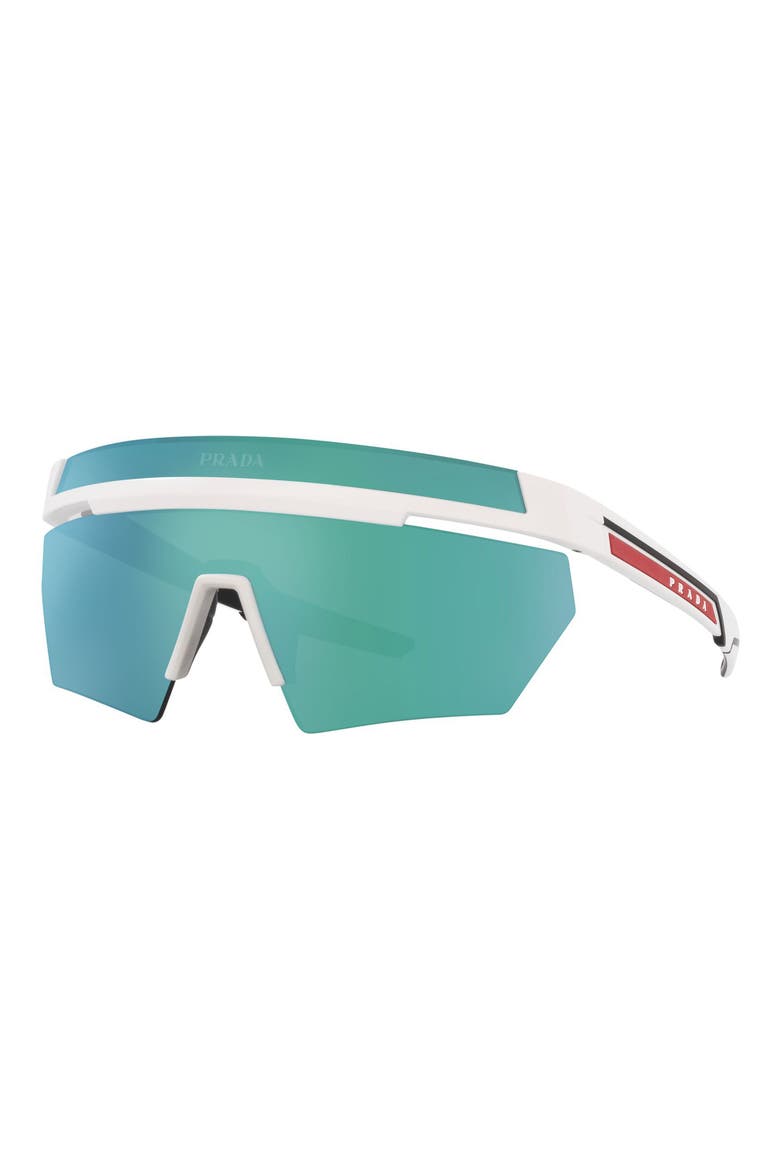 Shield Sunglasses, Alternate, color, WHITE