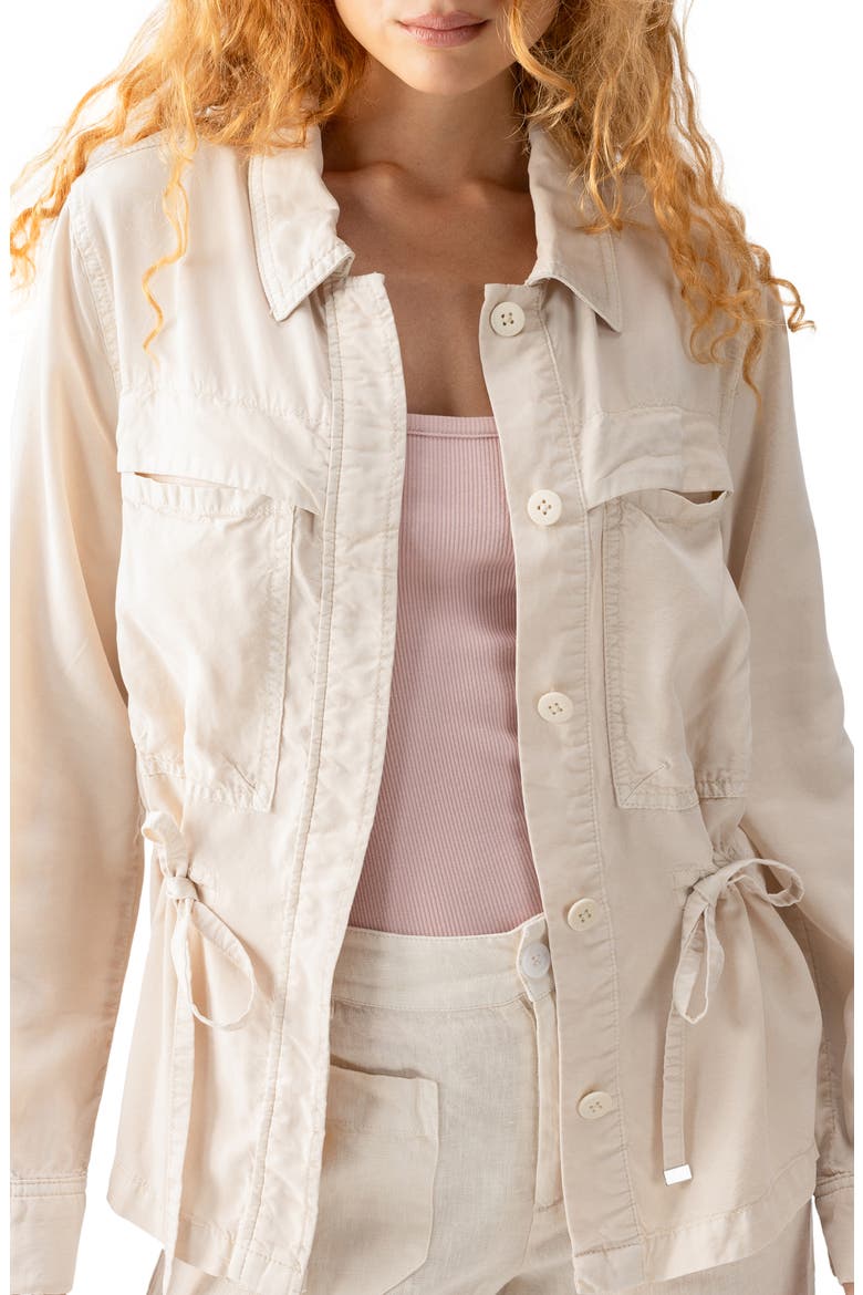 Lora Surplus Jacket, Alternate, color, CRYSTAL
