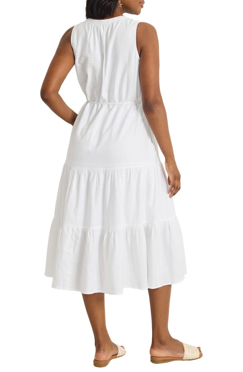 Tommy Bahama Coastal Tide Sleeveless Dress, Alternate, color, White