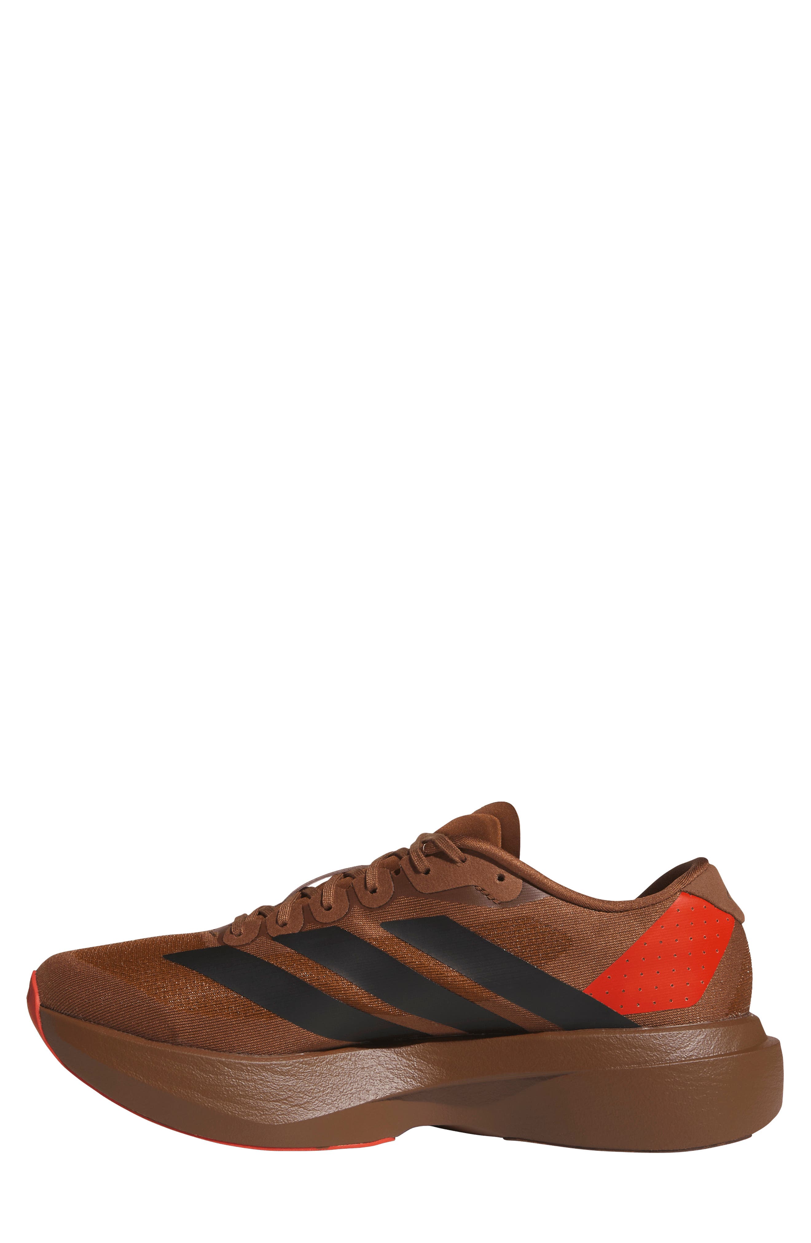 Adizero Evo SL Running Shoe, Alternate, color, PRELOVED BROWN