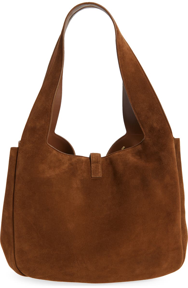 Saint Laurent Le 5 À 7 Bea Suede Tote, Alternate, color,