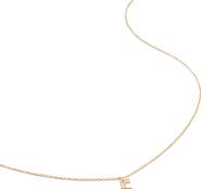 Monica Vinader Small Initial Pendant Necklace