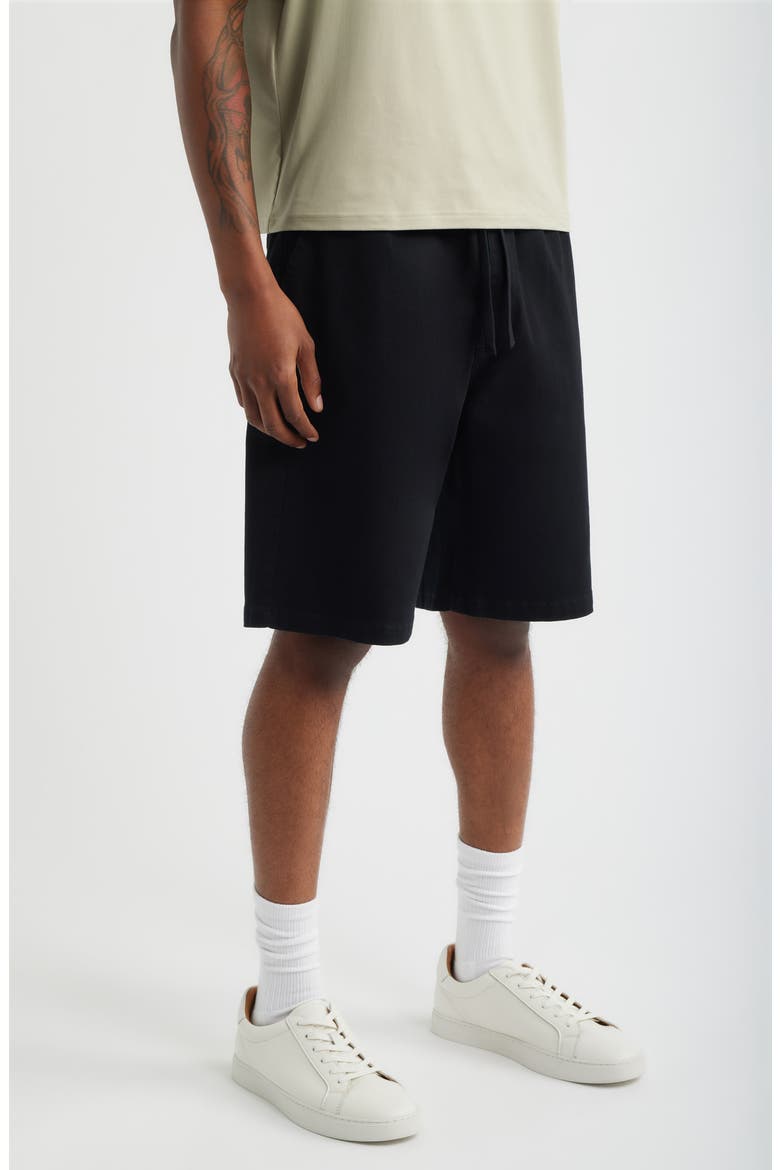 Peninsula Forever Drawstring Shorts, Alternate, color, BLACK