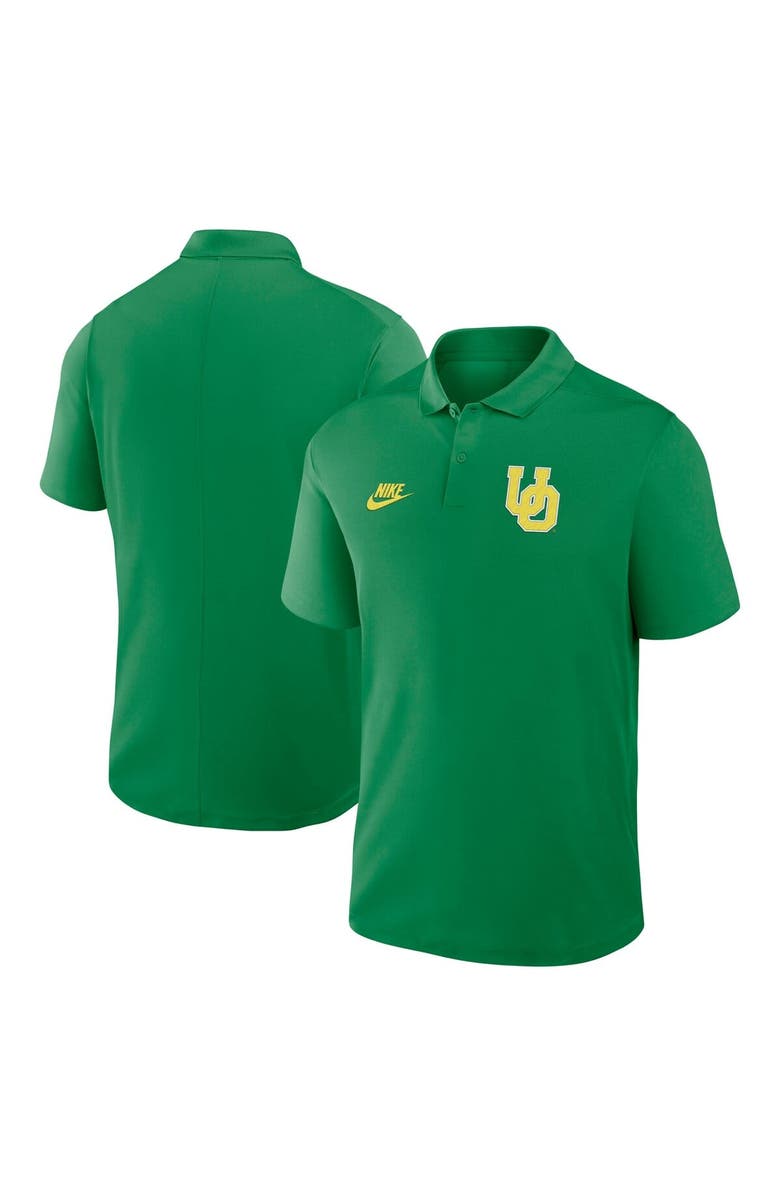 Nike Men's Nike Green Oregon Ducks Primetime Victory Legacy Vault Logo Performance Polo, Main, color, Green