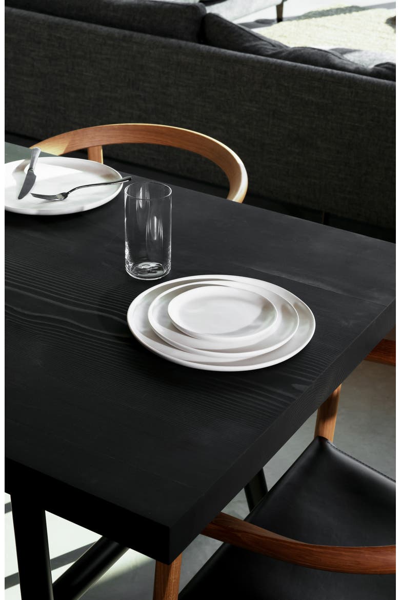 The Set of 4 Salad Plates, Alternate, color, CLOUD WHITE
