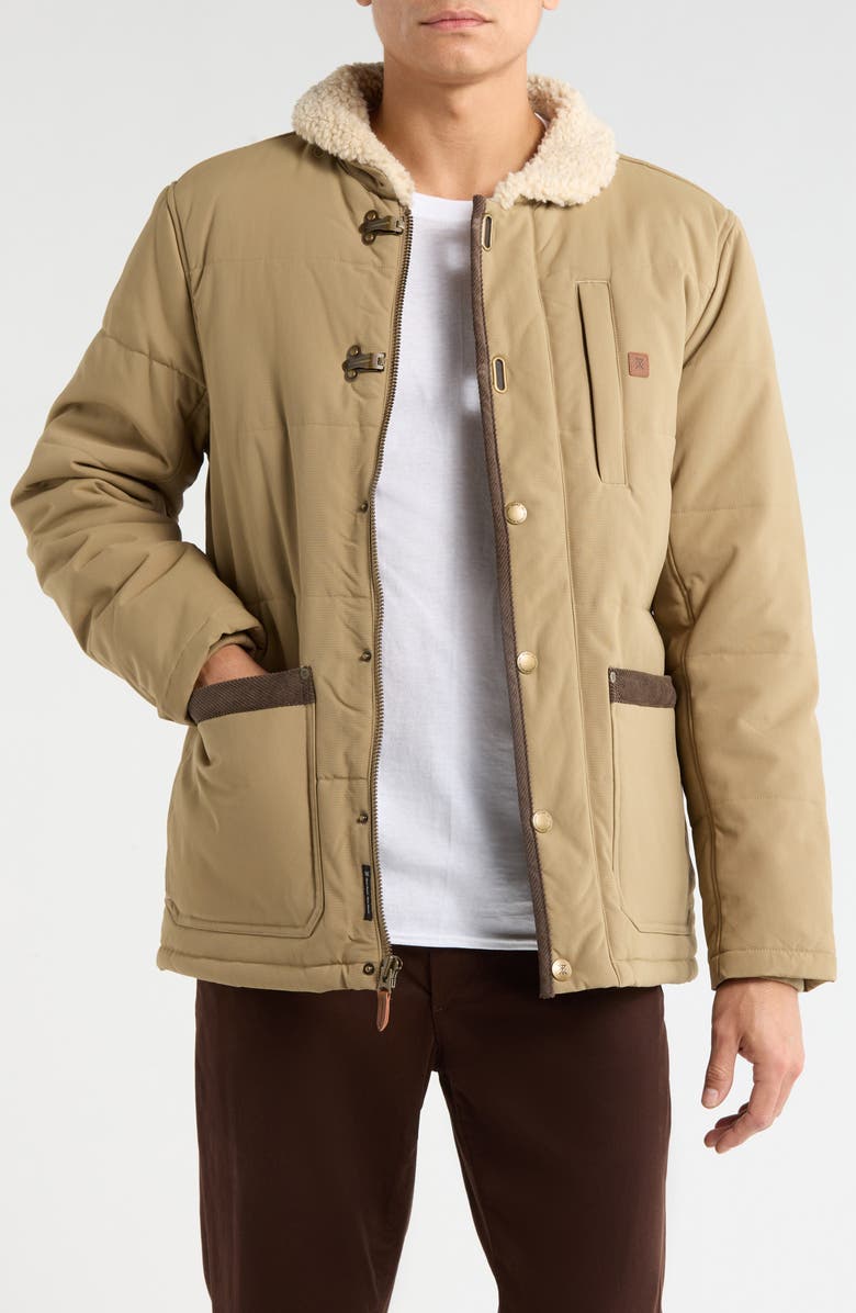 Roark Axeman II Waterproof Canvas Coat, Main, color, Khaki
