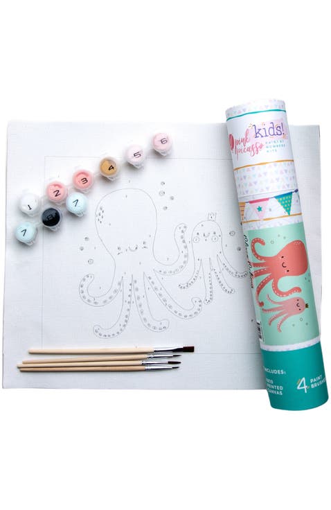 Olivia Octopus Paint-by-Numbers Kit