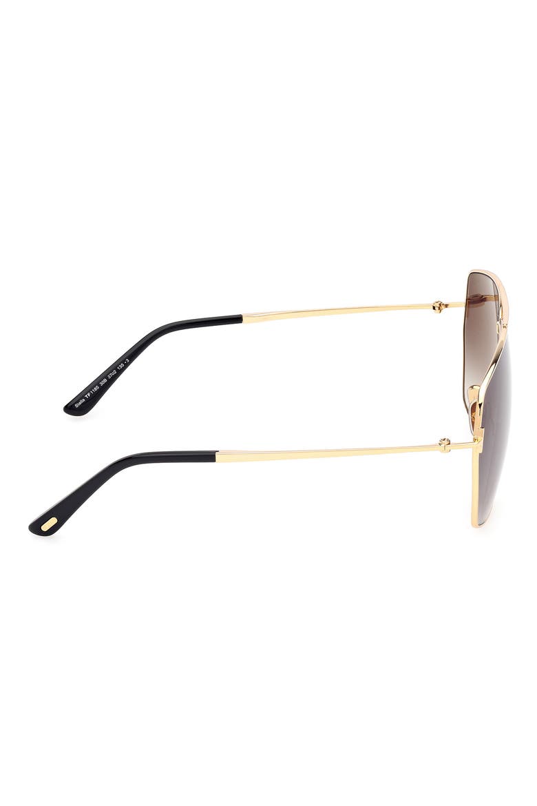 TOM FORD Stella 67mm Oversize Navigator Sunglasses (Women
