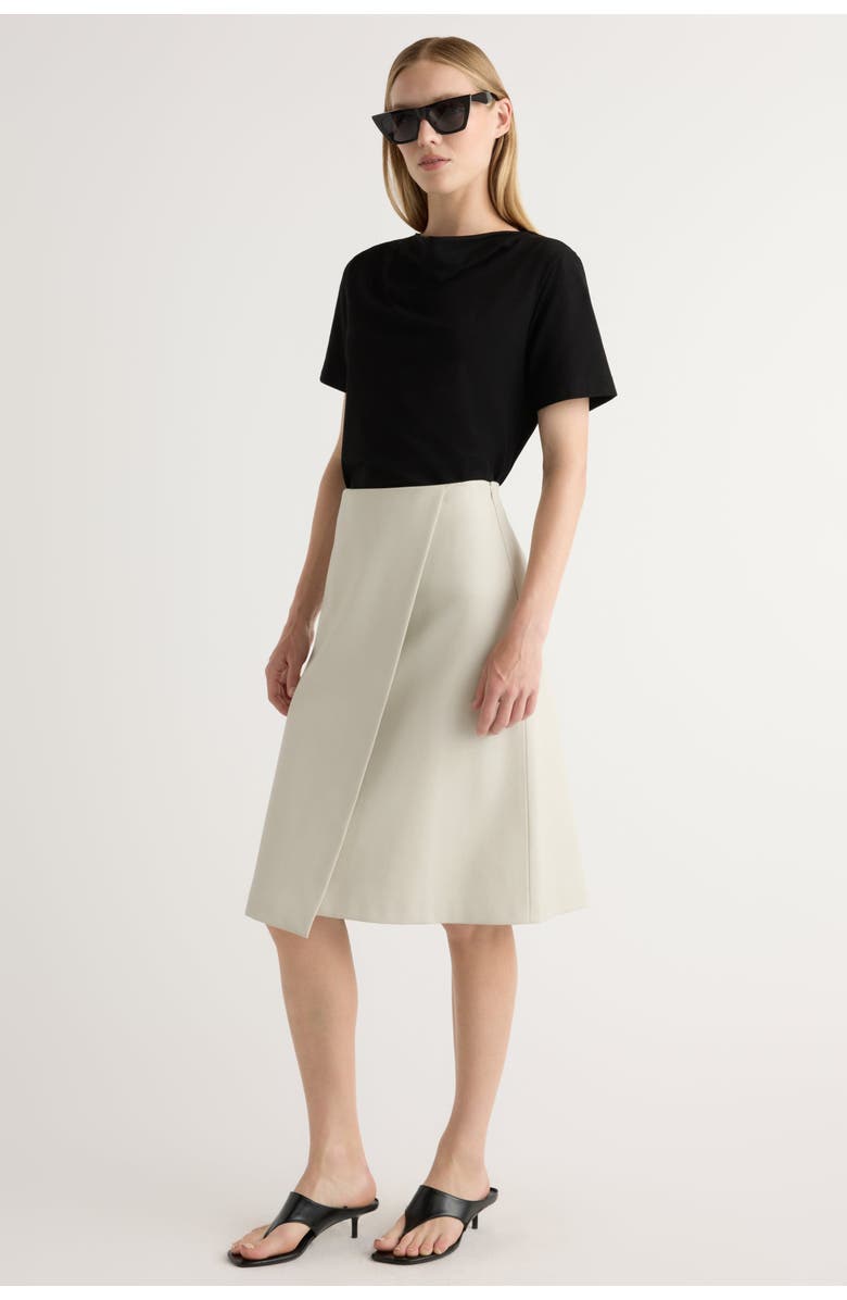 Modern Citizen Kendra Organic Cotton Cowl-Neck Tee, Alternate, color, Black