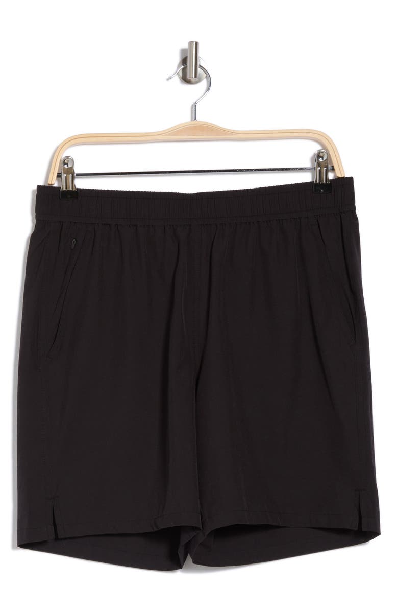 Z by Zella Sprint 7-Inch Performance Shorts, Alternate, color, Black