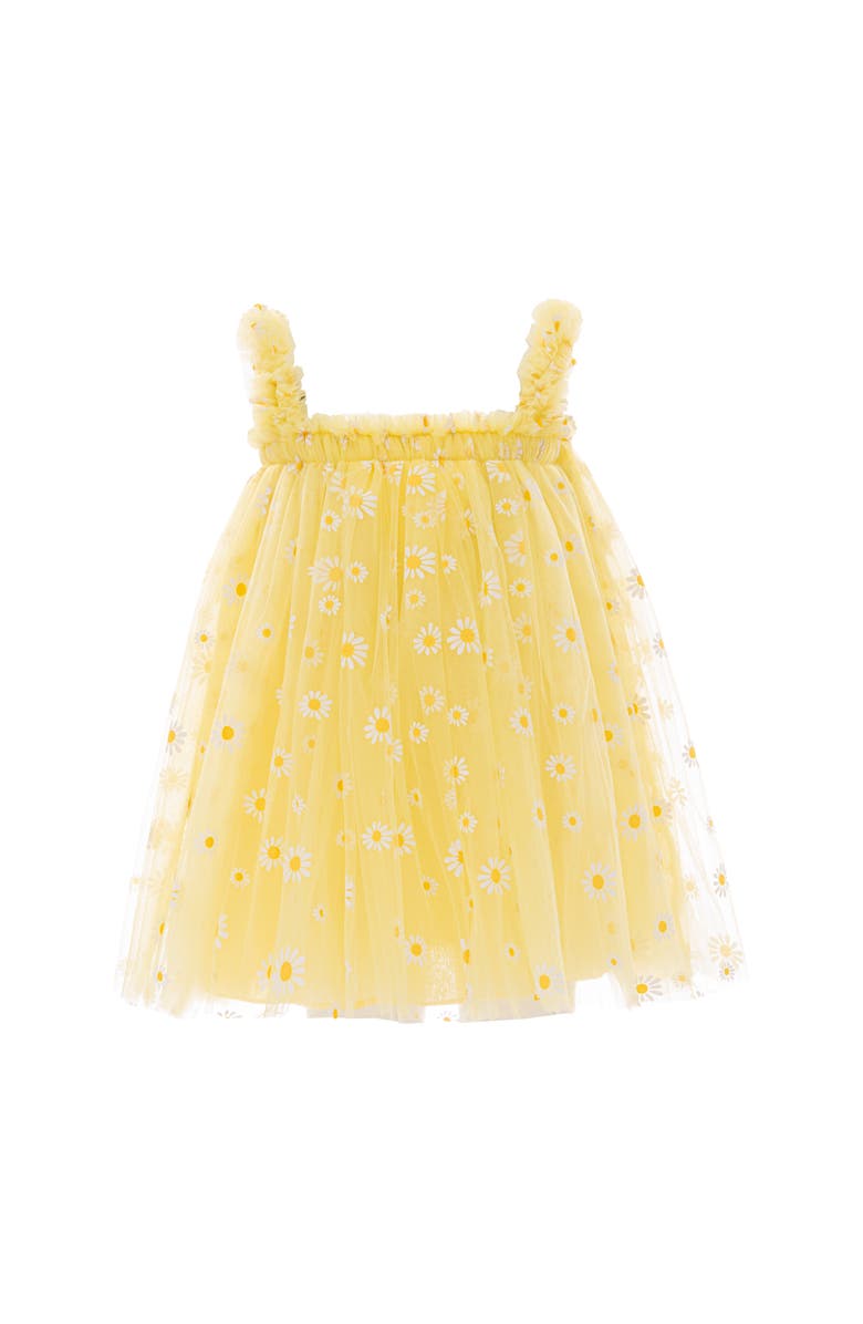 Mimi Tutu Solenne Daisy Ruffle Dress, Alternate, color, Yellow